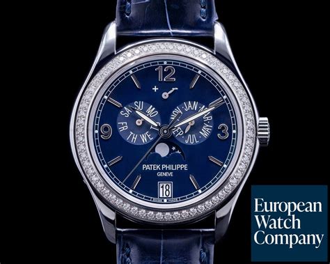 Patek Philippe Annual Calendar White Gold Blue Dial 5147G